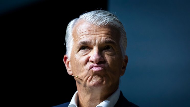 UBS-CEO Sergio Ermotti: Die Grossbank steht derzeit an der Börse unter Druck.