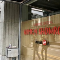 Ecke Sihlstrasse/Bahnhofstrasse in Zürich: Hier meldet sich das Online-Möbelhaus Home24 mit einem Showroom an.