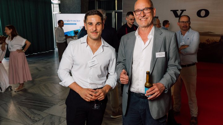 David ­Kohler (l.), Ringier; Christian Keller, ­Lactalis Nestlé Frischprodukte Schweiz.