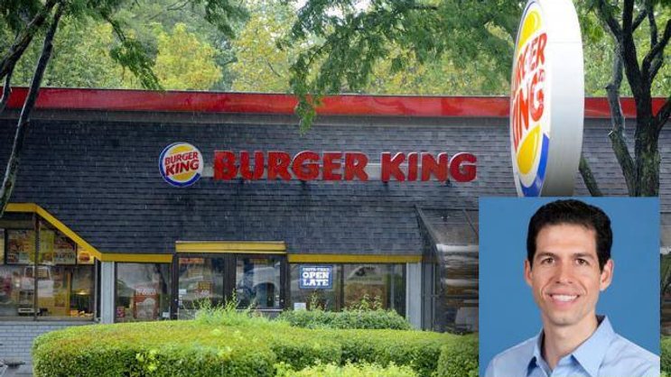 Daniel Schwartz: Der 33-jährige Geschäftsleiter von Burger King ist erfolgreich. Keystone/PR