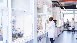 Forschungslabor von Novartis in Basel: Der Pharmakonzern ist an der Börse unter Druck geraten.