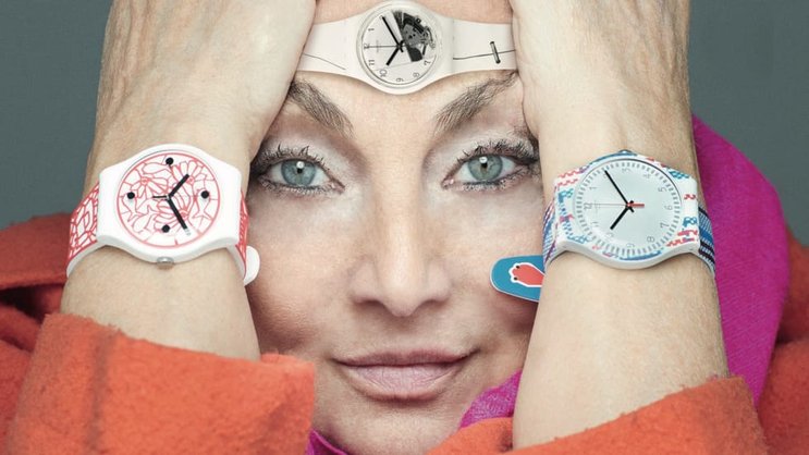 «Swatch loves art»: Der Schweizer Uhrenhersteller hat für die «Thammada» mit der Mailänder Designerin Paola Navone (Bild) zusammengearbeitet.