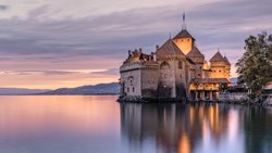 Das Schloss Chillon: Hier am Genfersee zu wohnen ist äusserst teuer.