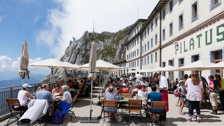 Hotel Pilatus-Kulm: Fast 50'000 Briten fanden 2015 den Weg in die Vierwaldstättersee-Region. Keystone