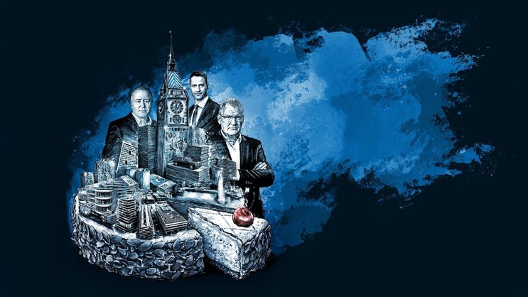 Kurze Wege zwischen Wirtschaft und Politik sind ein wichtiger Faktor. Partners-Group-Mitgründer Marcel Erni, Glencore-CEO Gary Nagle, Finanzdirektor Heinz Tännler (v.l.).