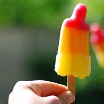 Raketen-Glaces sind in der Hitze beliebt.