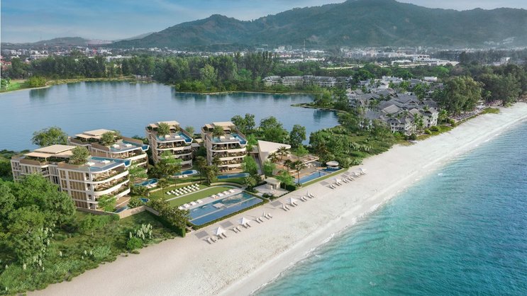 Luxusüberbauung Oceanus von Banyan Group Residences in Bang Tao, Phuket, Thailand.