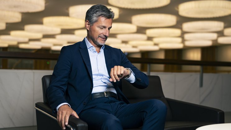 Er sieht weiteres Potenzial im Ausland: ZKB-Chef Urs Baumann im Hauptsitz an der Zürcher Bahnhofstrasse.