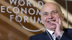 Ueli Maurer am WEF 2019: Geldaufnehmen leicht gemacht.