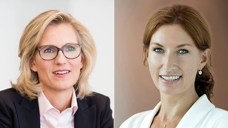 Sabine Keller-Busse (l.) und Dagmar Kamber Borens: Zwei Frauen in Top-Postitionen.
