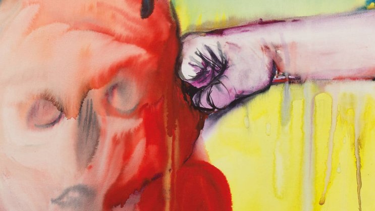 «Ohne Titel, 14.12.2017», 2017 von Miriam Cahn.