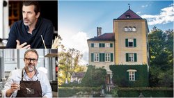 HERRSCHAFTLICH: Für Schloss Schauenstein zahlt Andreas Caminada (o.) jährlich rund eine halbe Million Miete – in Zukunft vielleicht an Gratian Anda (u.)?