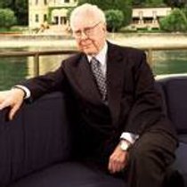 Bob H. Burns vor der Villa Feltrinelli.