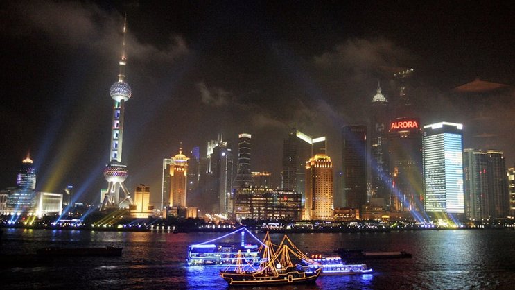 Eindrückliche Skyline von Shanghai. Keystone