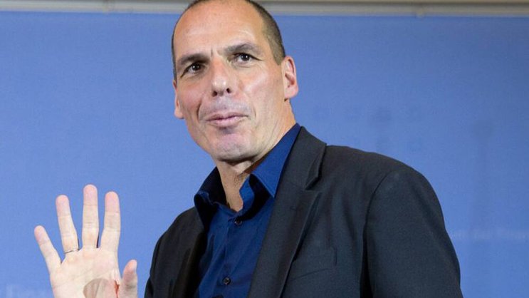 Beherrscht den revolutionären Gestus: Janis Varoufakis. Keystone