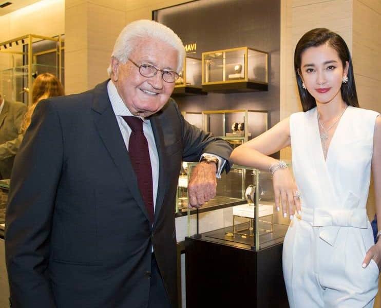 Jörg G. Bucherer hier mit Li Bingbing, Botschafterin von Carl F. Bucherer.