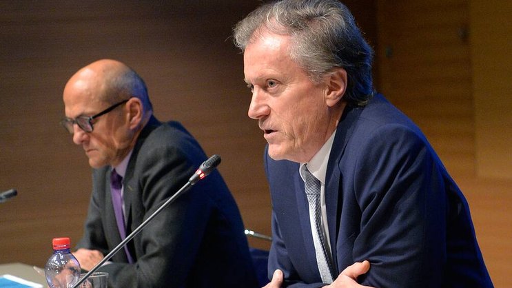 Jörg Zulauf und Herbert Bolliger: Migrosführung für Vögele-Beteiligung in der Kritik. Keystone