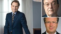 Nah beieinander: die langjährigen CS-Banker Walter Berchtold, Oswald Grübel und Thomas Amstutz (v.l.).