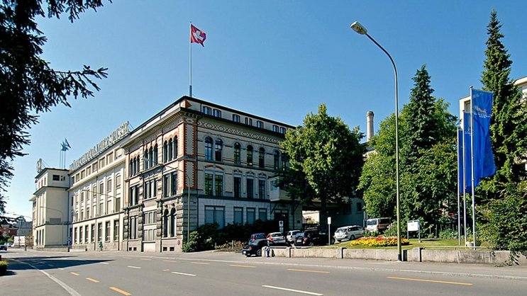 Die Lindt&Sprüngli-Fabrik in Kilchberg ZH.