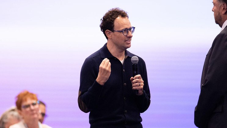Dario Amodei, CEO von Anthropic, bei einer Veranstaltung im vergangenen Monat.