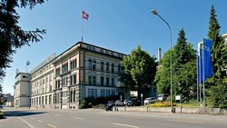 Die Lindt&Sprüngli-Fabrik in Kilchberg ZH.