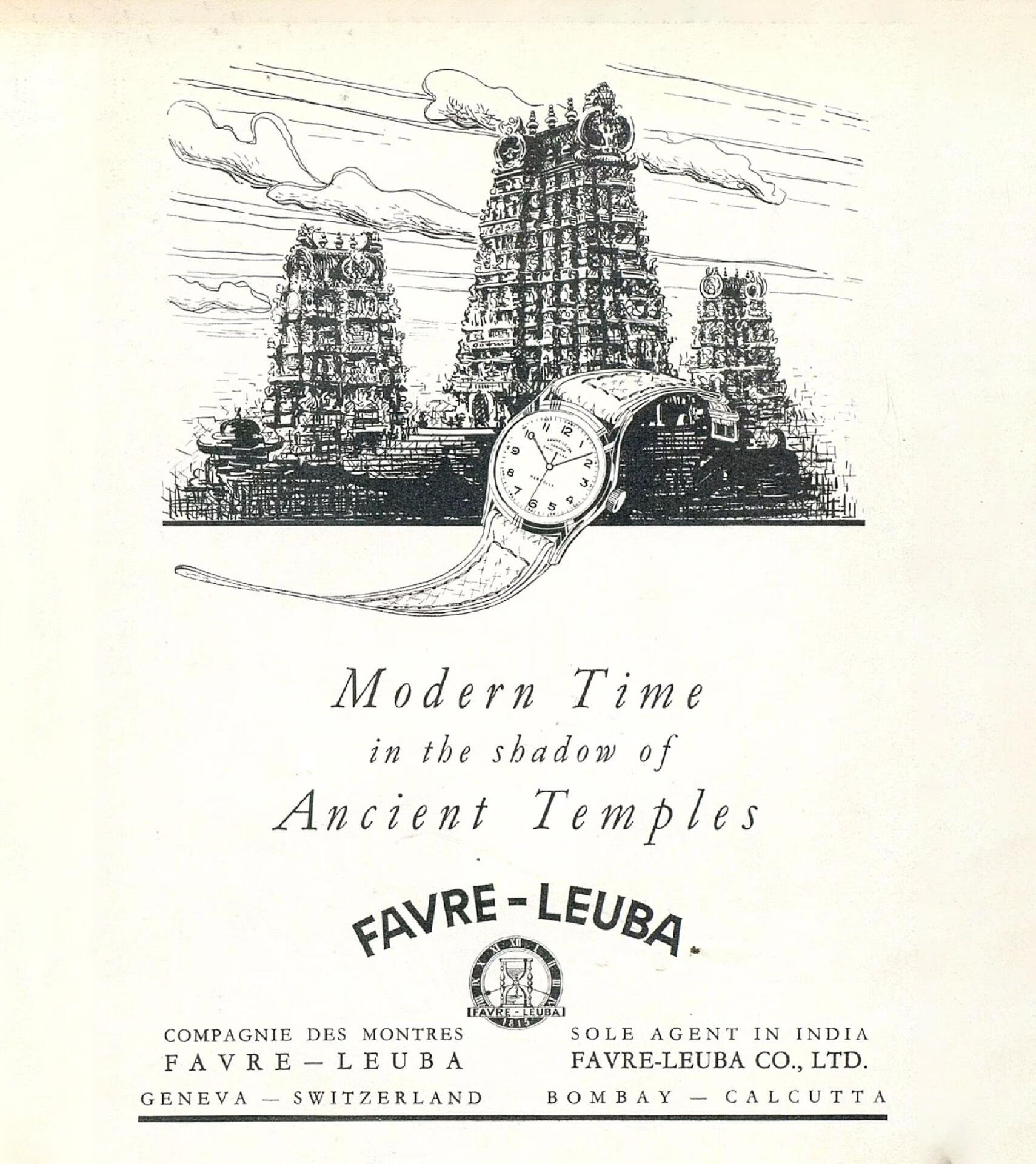 Favre Leuba war 1865 die erste Schweizer Uhrenmarke in Indien.