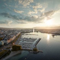 Ein Blick auf Genf.