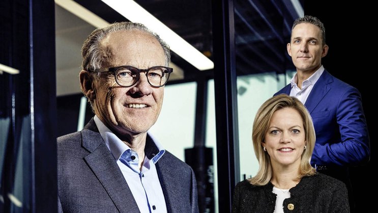 Raiffeisen-Präsident Thomas Müller (l.) tritt ab. Sandra Lathion hat die Wahl des neuen CEO Gabriel Brenna gesteuert.