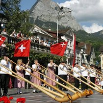 Trachtenfest: Das Schweizer Image erleidet Schaden durch Skandale.  Keystone