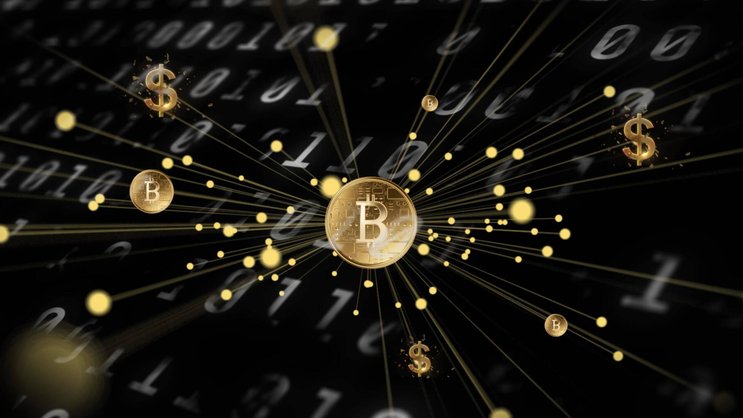 Eine Bitcoin-Illustration (2024).