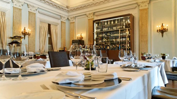 Im ersten Stock des Grand Casino Luzern: Das Restaurant Olivo. PR