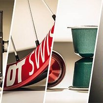 Die Produkte von Hemro, DT Swiss, Alupak und Westiform (v.l.).