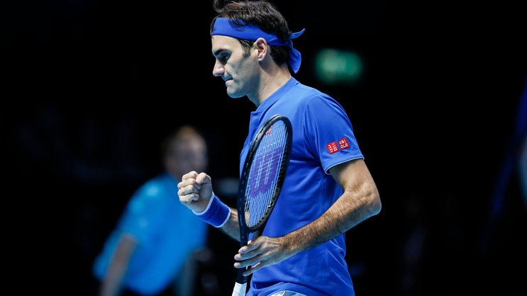 Roger Federer an den ATP Finals im November: Sein Racket von Wilson könnte bald einer chinesischen FIrma gehören.