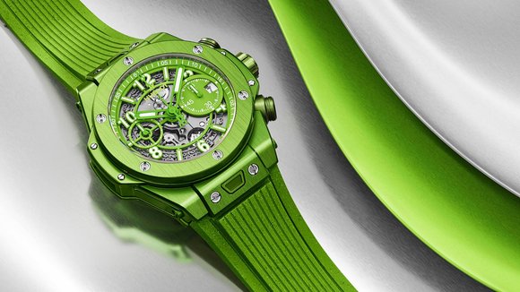 Knallgrün und limitiert: Die Big Bang Unico Nespresso Origin von Hublot