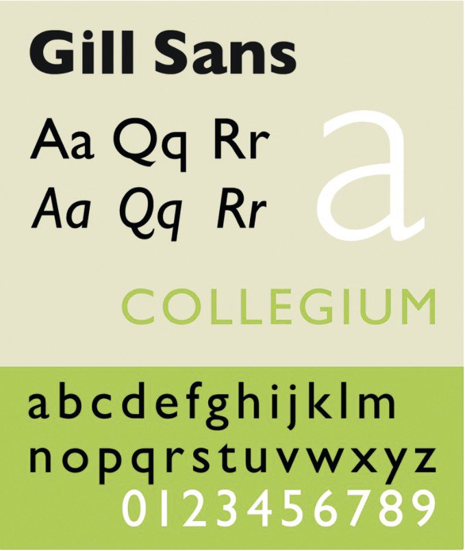 Gill Sans