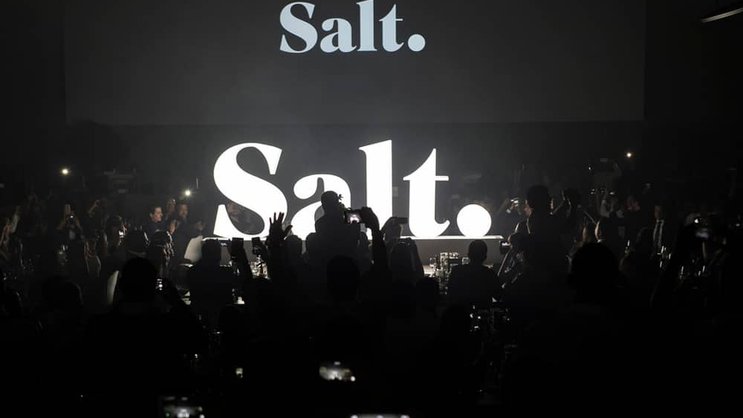 Der neue Schriftzug: Aus Orange wurde Salt. Keystone