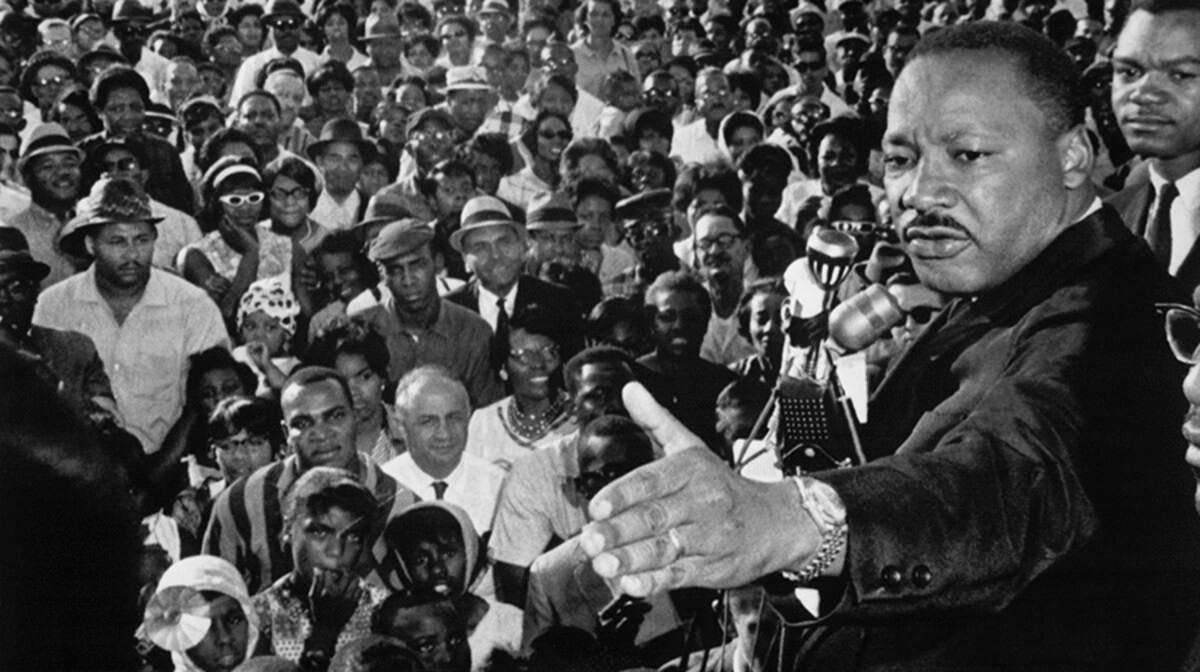 Martin Luther King mit seiner Datejust am Handgelenk.