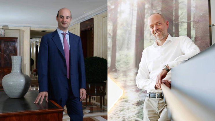 Jacob Safra (l.) steht der Safra Group vor. Sie ist am umstrittenen Bananen-Brand Chiquita beteiligt – jüngst streikten in Panama fast 5000 Beschäftigte. Alexander Kind (r.): Die Wurzeln der Familie liegen im Bündnerland.