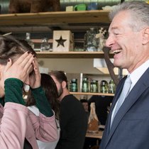 Flavia Kleiner und Heinz Karrer: Sieger am Abstimmungssonntag.