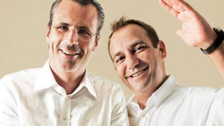 Philippe Gaydoul (links) und Thomas Matter: In der Mitte des Lebens noch einmal richtig durchstarten.
