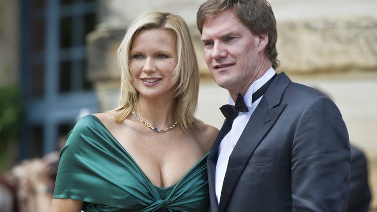 Carsten Maschmeyer mit seiner Verlobten Veronica Ferres. Keystone