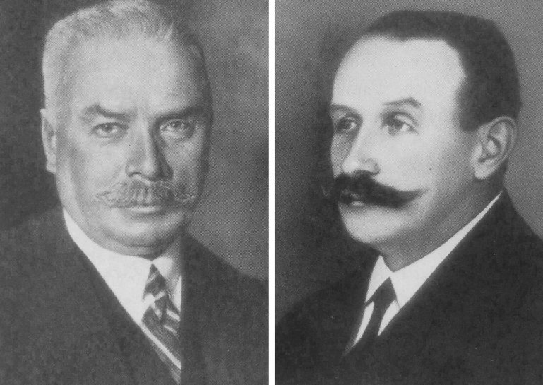 Emil (l.) und Paul Zweifel (r.) sind die Gründer der Zweifel-Gruppe.