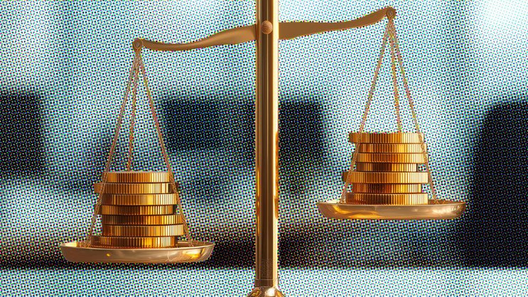 Was gilt als Verlust, was als Gewinn? Es kommt immer auf den Referenzpunkt an. (Diese Illustration wurde von einem KI-Modell generiert und von einem Menschen überprüft und finalisiert.)
