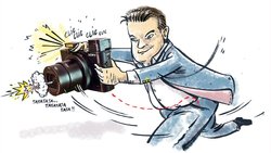 Sonys RX100 V: Technik vom Feinsten mit kleinen Schwächen. Illustration: Felice Bruno