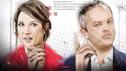 Die Tessiner Nationalrätin Greta Gysin und der Waadtländer Nationalrat Raphaël Mahaim.