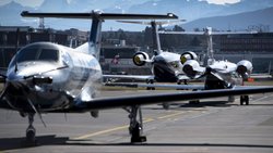 Über 4000 Privatjets sind in Europa stationiert.