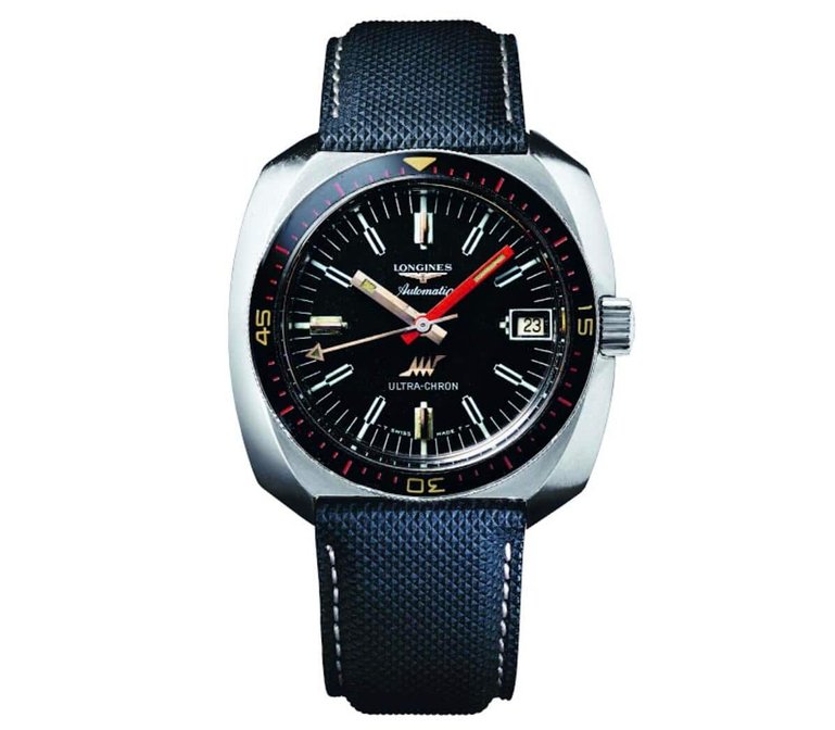 Longines: Ultra-Chron Diver von 1968.