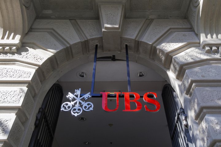 Foto: Sven Thomann, 29.9.2026, Zürich: Bank UBS am Paradeplatz in Zürich. SymbolbildRMS