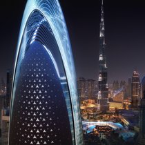 In Dubai entsteht ein Hochhaus von Mercedes-Benz.