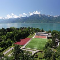Der Campus der St. Georges International School in Montreux VD.